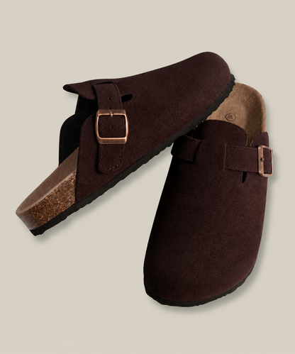 Sandalias de gamuza