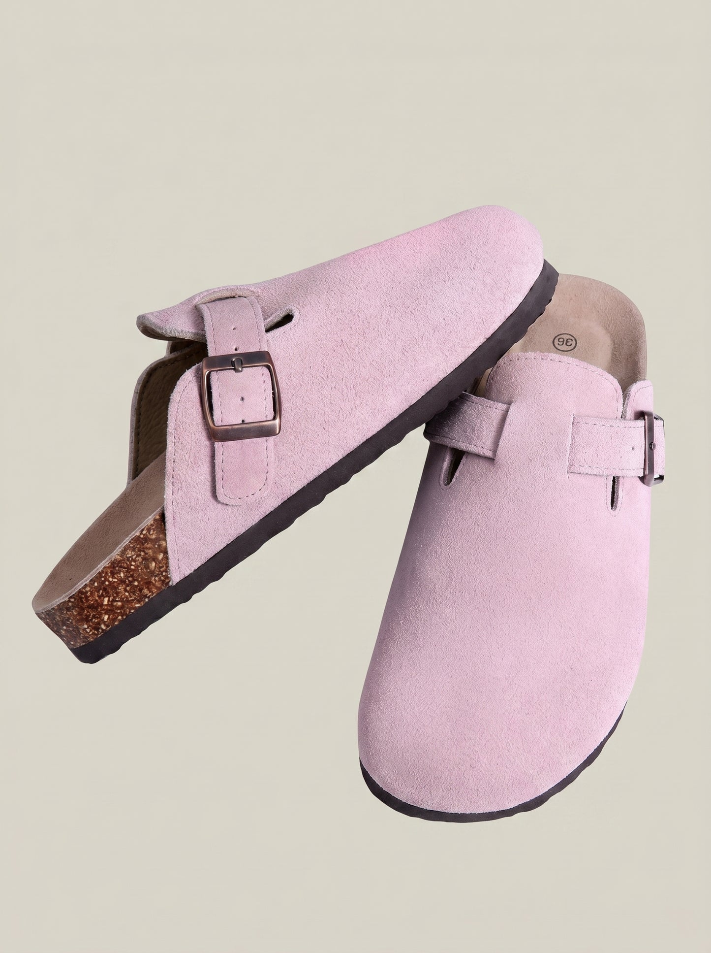 Sandalias de gamuza